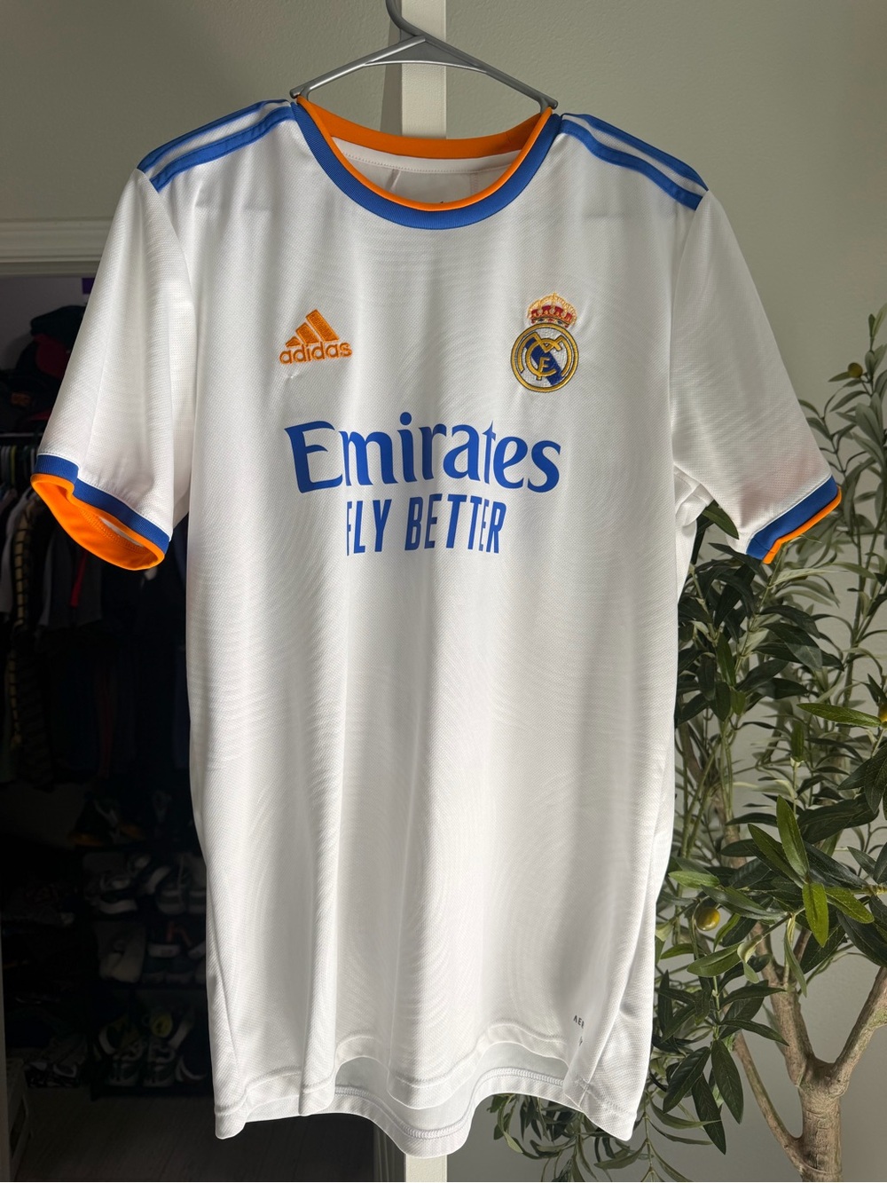 adidas White Real Madrid Jersey Luka Modric